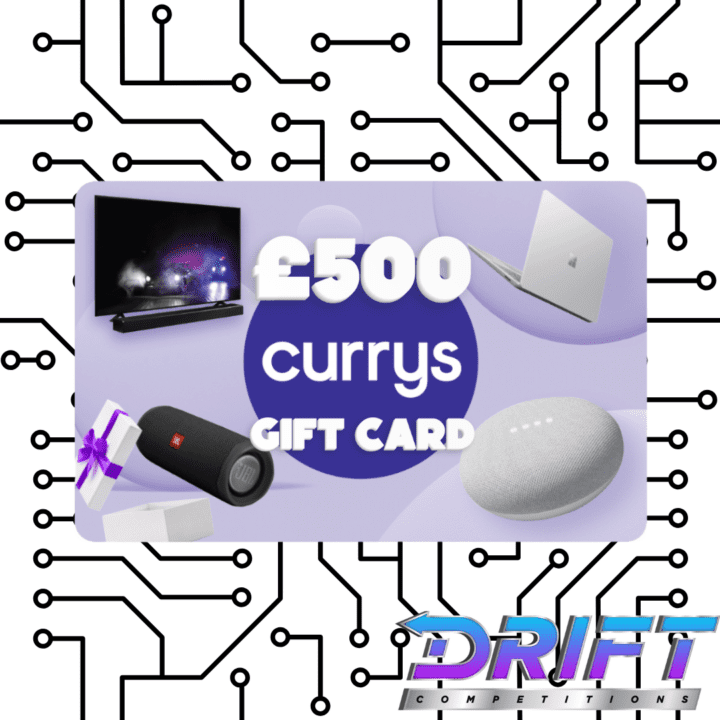 WIN A £500 CURRYS GIFT CARD