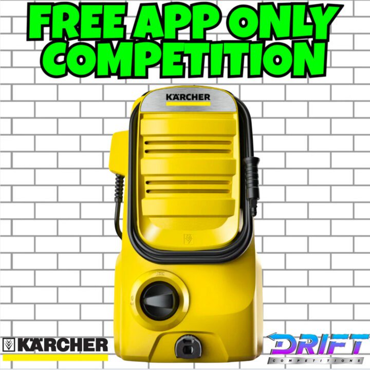 WIN A KARCHER K2 PRESSURE WASHER FOR ABSOLUTELY FREE ( APP ONLY COMPETITION )