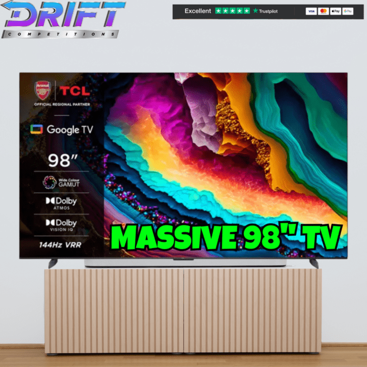 WIN THIS ABSOLUTELY MASSIVE TCL 98 Inch 4K Ultra HD HDR LED Smart Google TV 2024