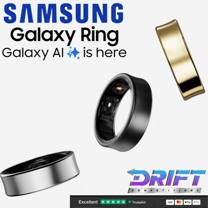 SAMSUNG GALAXY RING IN SILVER, BLACK OR GOLD